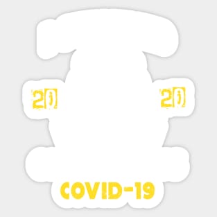 I survived coronavirus covid 19 Sticker